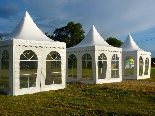 Шатер Пагода Giza Garden 5 х 5 м белый HQ в Кемерово