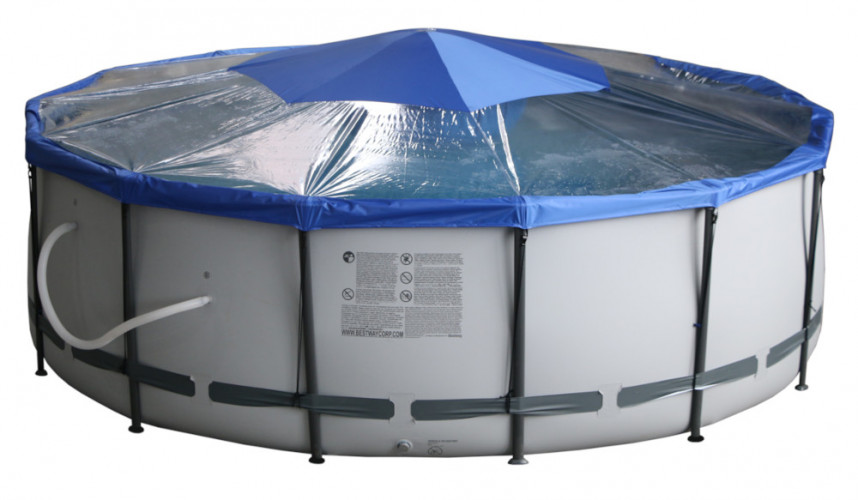 Тент для бассейна Intex/Bestway с надувной подушкой "Фиеста" в Кемерово