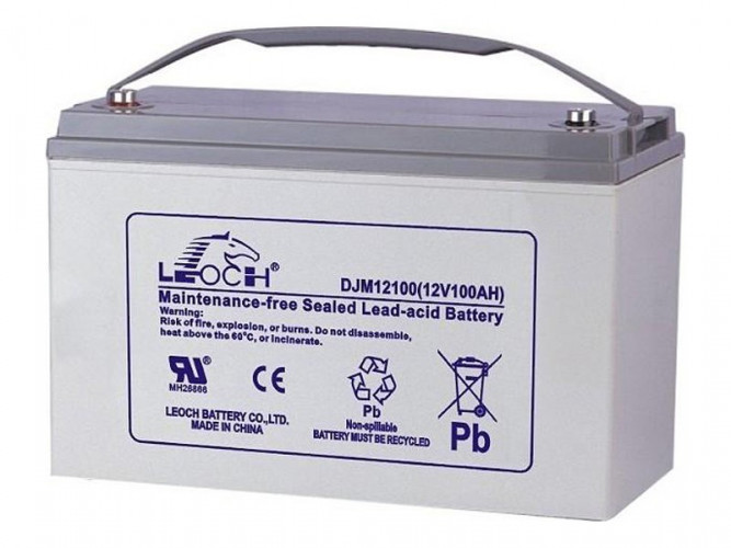 Аккумулятор Leoch DJM12100 (12 В, 100 Ач) в Кемерово