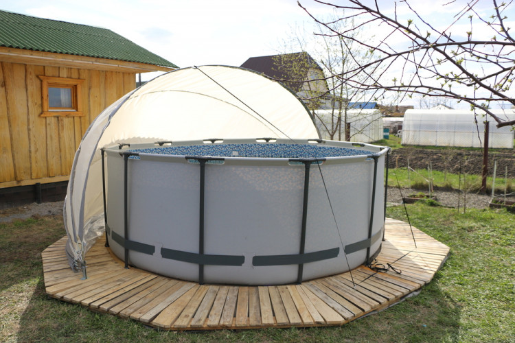 Купол-тент для бассейнов "Фиеста" КОМБИ в Кемерово