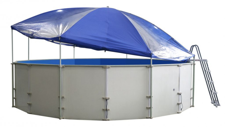 Подъемный тент-навес для бассейна "Фиеста" в Кемерово