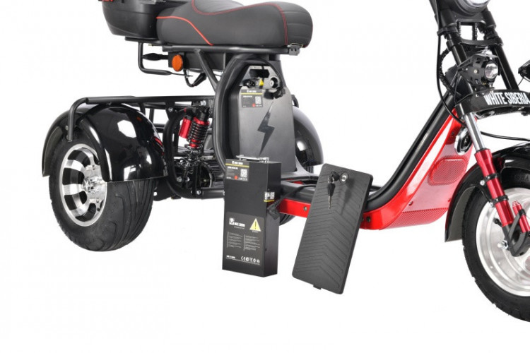 Электроскутер White Siberia PRO TRIKE 3000W в Кемерово