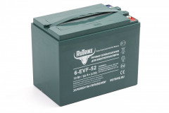 Тяговый гелевый аккумулятор RuTrike 6-EVF-52A (12V52A/H C3)