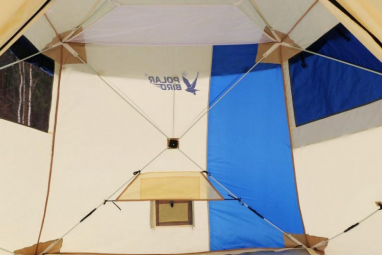 Шатер-тент Polar Bird 4SK Long + Тент-навес в Кемерово