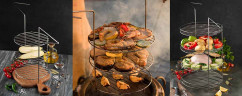 Этажерка 3-х ярусная с доп.кольцом диаметр 33 см в Кемерово