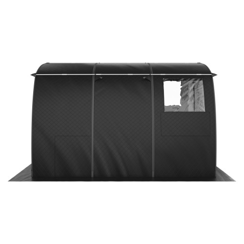 Мобильная баня-палатка МОРЖ Max (Черный) в Кемерово