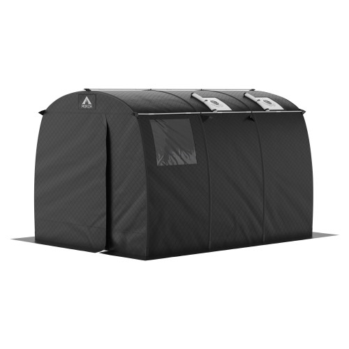 Мобильная баня-палатка МОРЖ Max (Черный) в Кемерово