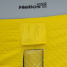 Палатка для рыбалки Helios утепл. Куб 1,8х1,8 желтый/серый в Кемерово