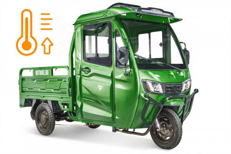 Электротрицикл Rutrike КАРГО Кабина обогрев 1500 грузовой в Кемерово