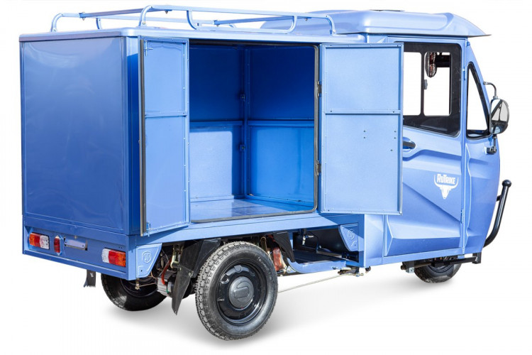 Электротрицикл Rutrike КАРГО Кабина Дуал обогрев 1500 фургон в Кемерово